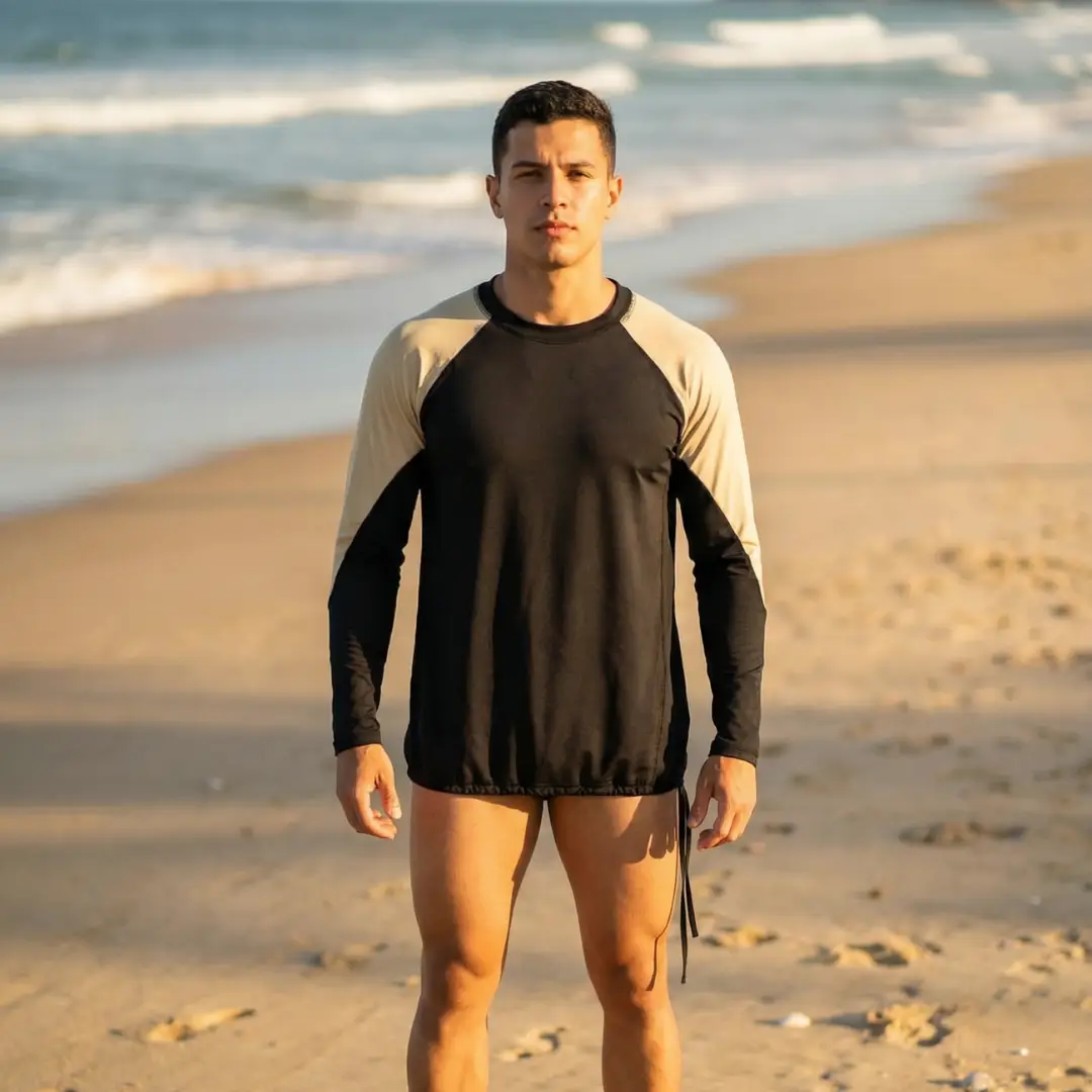 Camisa U.V - Preto / Branco