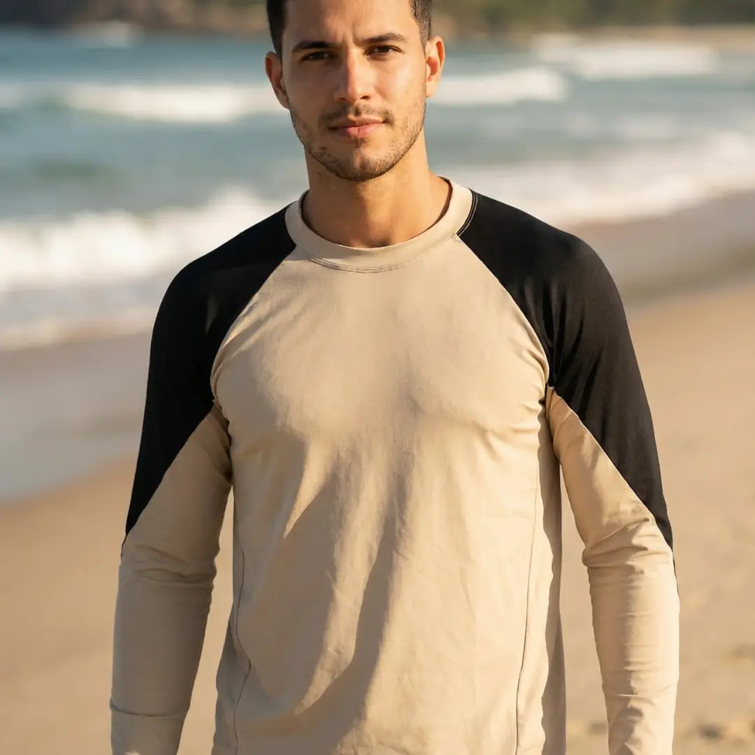 Camisa U.V - Branco / Preto