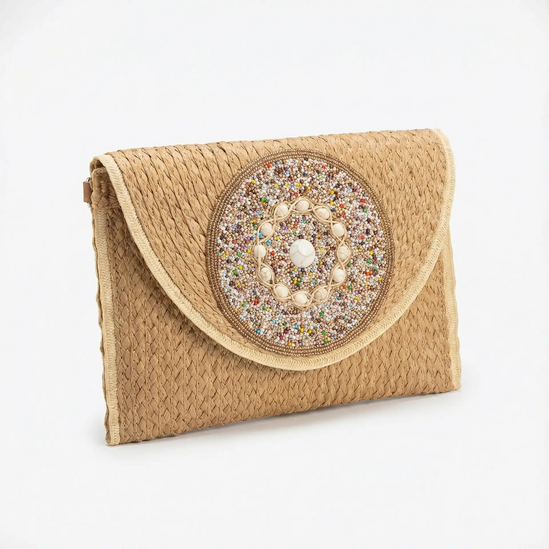 Bolsa de Praia - Clutch Talismã Mandala das Marés