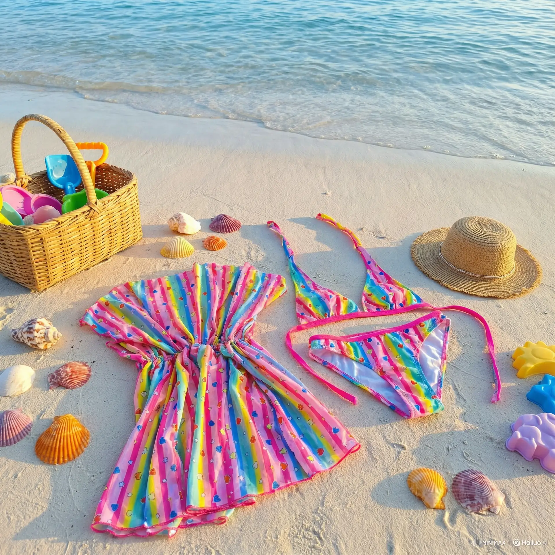 Conjunto Infantil Feminino -  Candy Summer Rosa Pink